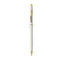 Pretty Gift for Business Office School Hotel Black Ink Black Slim Metal Twist Retractable Twist Bolete Pens Personal